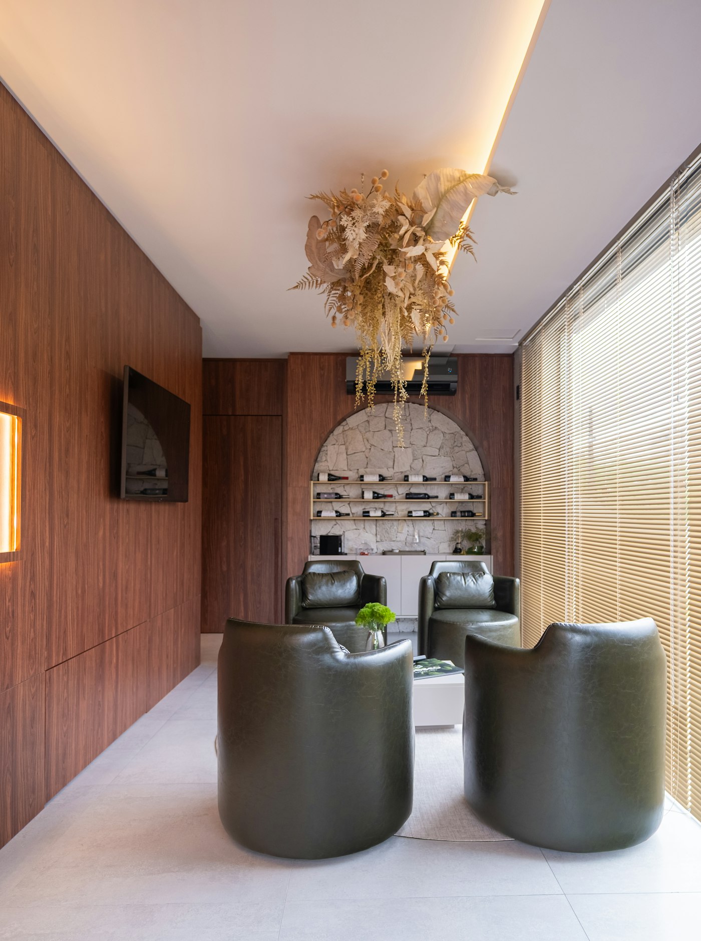 Patient lounge with natural light